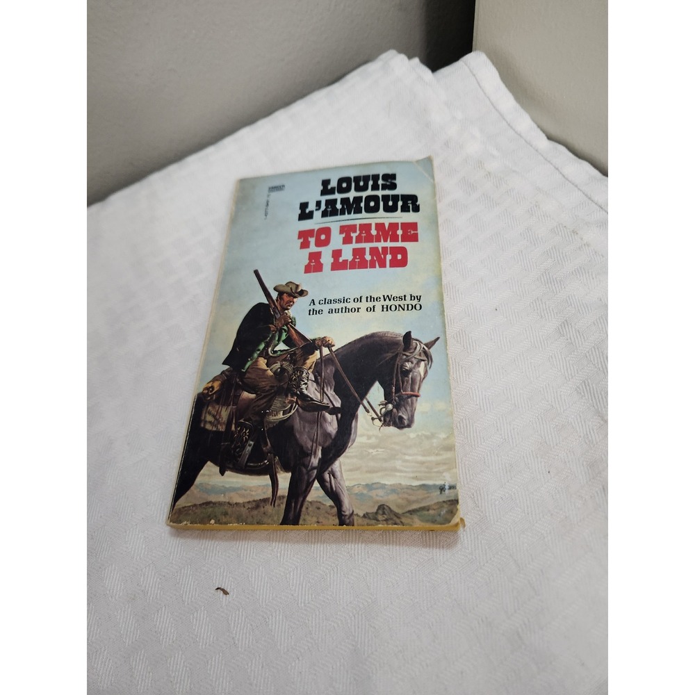 Louis L'Amour To Tame A Land Vintage Paperback Western Fiction 1-4277-0 $1.75